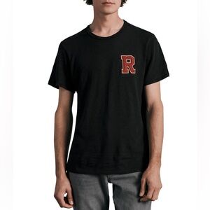 rag & bone - Varsity R Patch Flame Tee